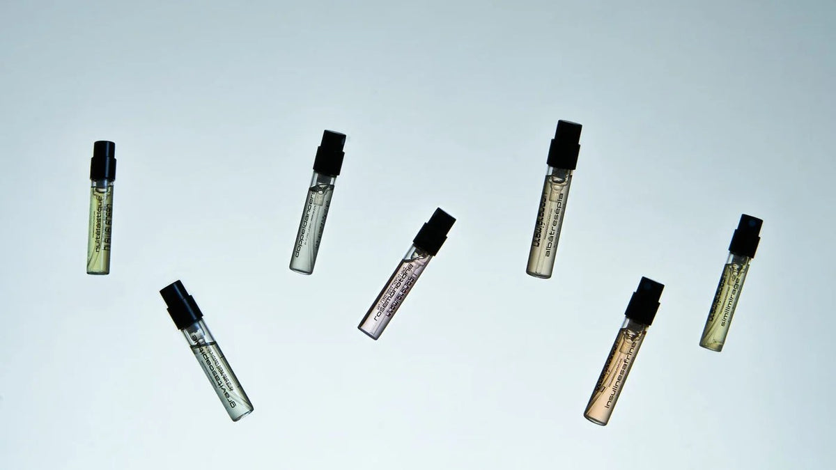 The seven 2 ml vials of the Discovery Set